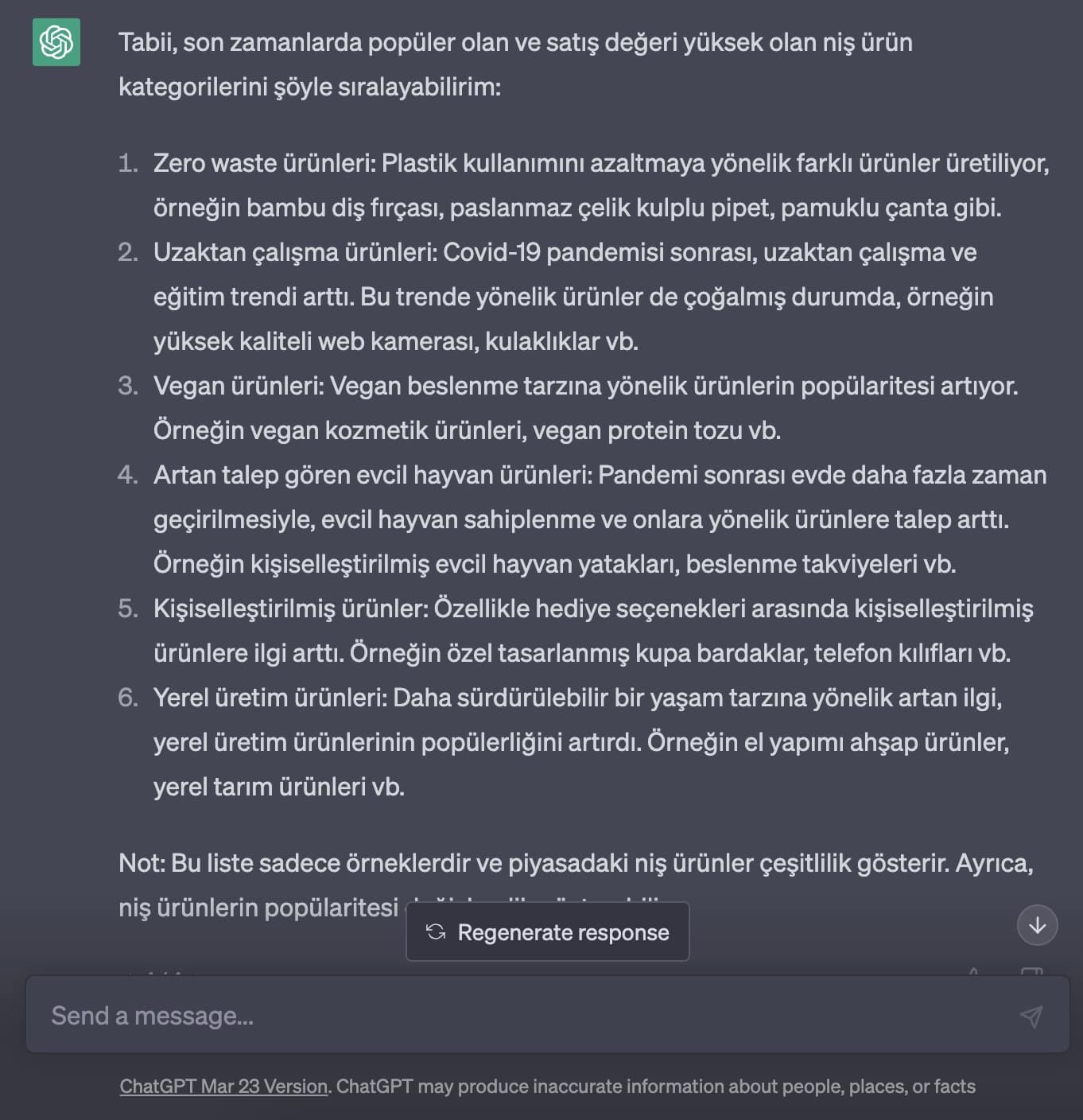 Yapay Zeka ChatGPT Kullanımı