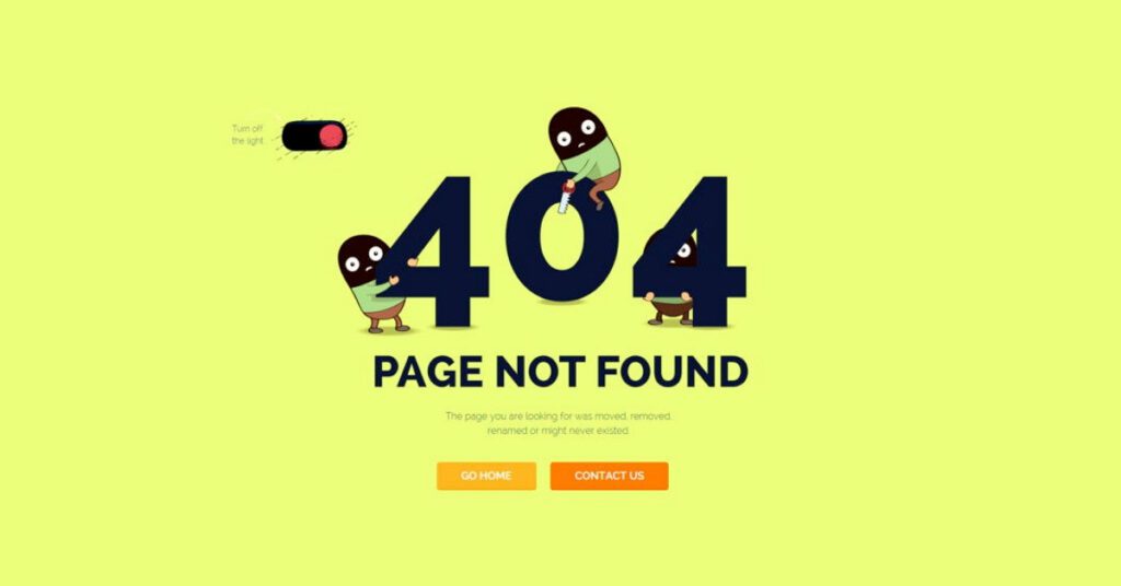 404 Sayfalarına Özel Tasarım Yaptırma