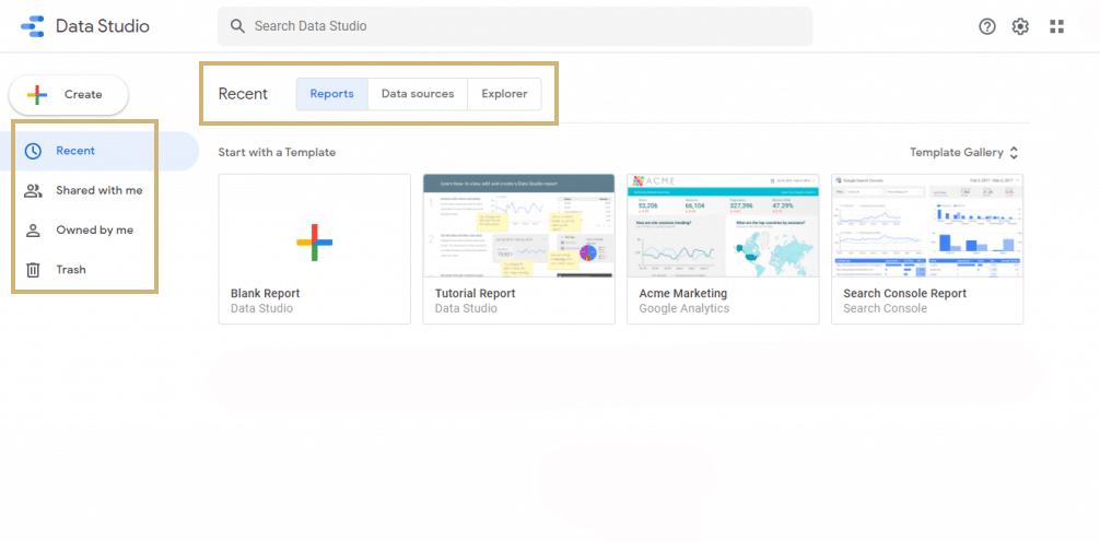 Google Data Studio'ya Nasıl Erişilir