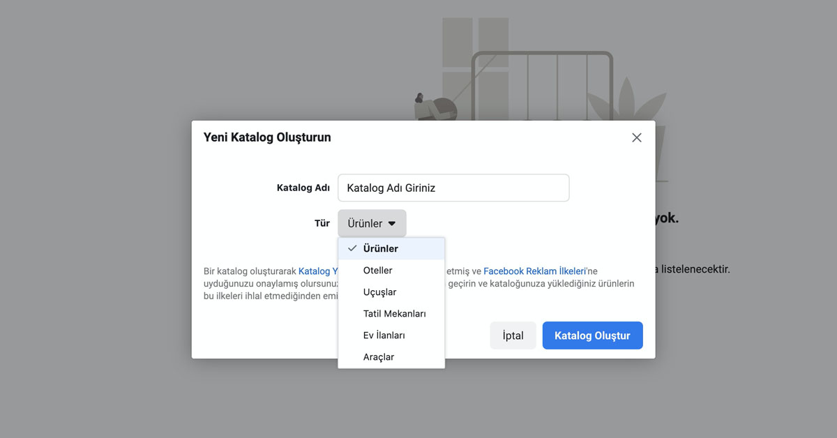 Facebook Katalog Oluşturma