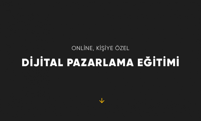Online Dijital Pazarlama Eğitimi