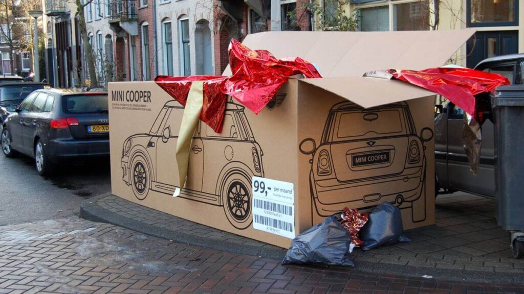 Gerilla Pazarlama Mini Cooper Gerilla Pazarlama Örneği